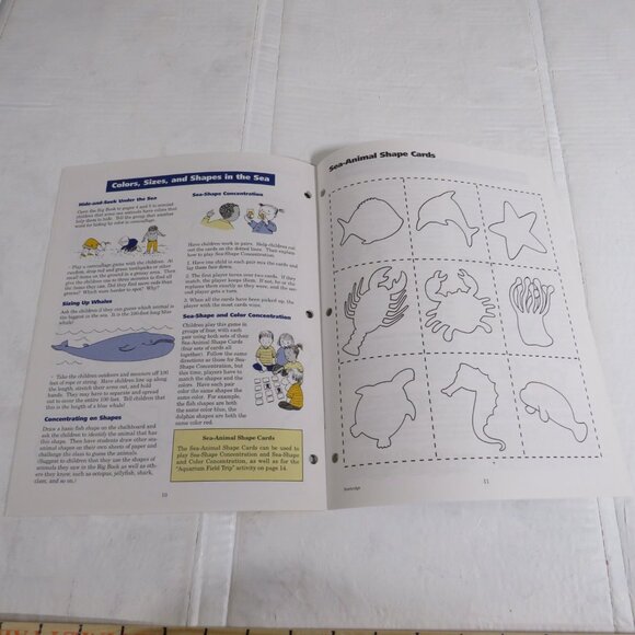 Under the Sea  BIG BOOK (almost 2 feet tall) with teacher pages CLASSROOM SIZE - Picture 11 of 12